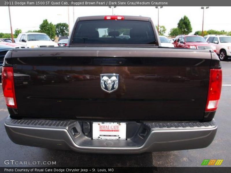 Rugged Brown Pearl / Dark Slate Gray/Medium Graystone 2011 Dodge Ram 1500 ST Quad Cab