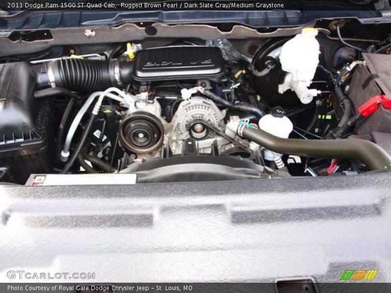 Rugged Brown Pearl / Dark Slate Gray/Medium Graystone 2011 Dodge Ram 1500 ST Quad Cab