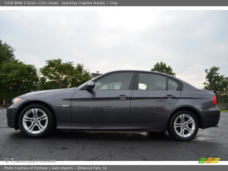 Sparkling Graphite Metallic / Gray 2008 BMW 3 Series 328xi Sedan