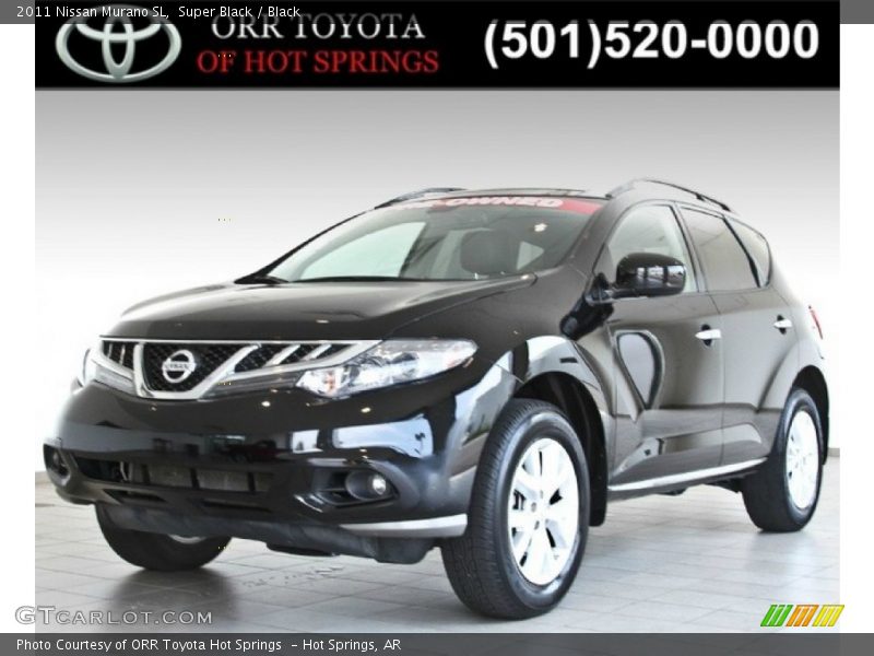 Super Black / Black 2011 Nissan Murano SL