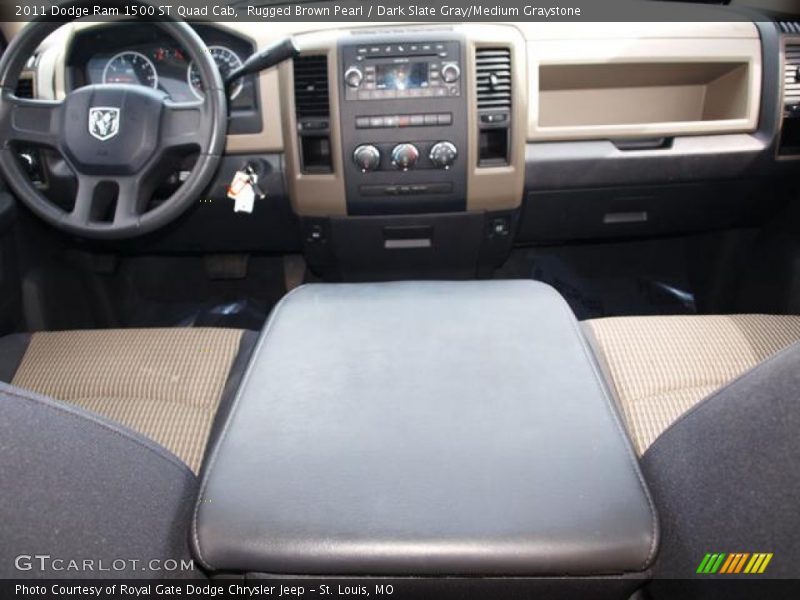 Rugged Brown Pearl / Dark Slate Gray/Medium Graystone 2011 Dodge Ram 1500 ST Quad Cab