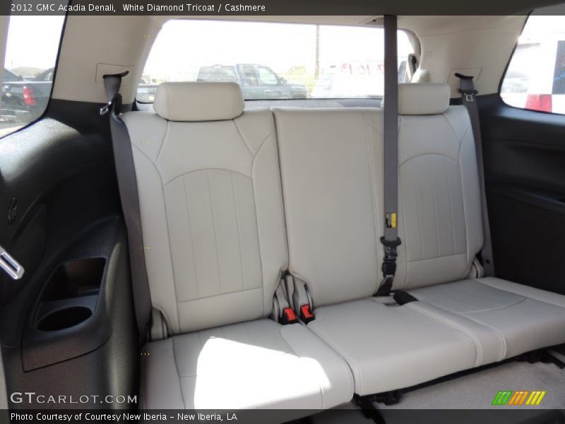 White Diamond Tricoat / Cashmere 2012 GMC Acadia Denali