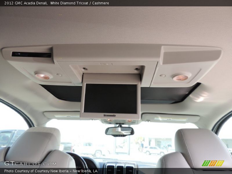 White Diamond Tricoat / Cashmere 2012 GMC Acadia Denali