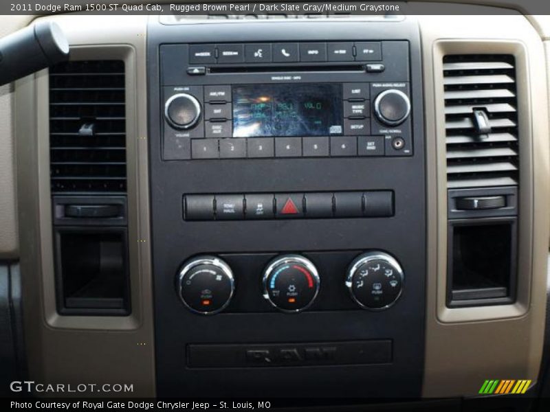 Rugged Brown Pearl / Dark Slate Gray/Medium Graystone 2011 Dodge Ram 1500 ST Quad Cab