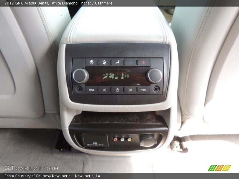 White Diamond Tricoat / Cashmere 2012 GMC Acadia Denali