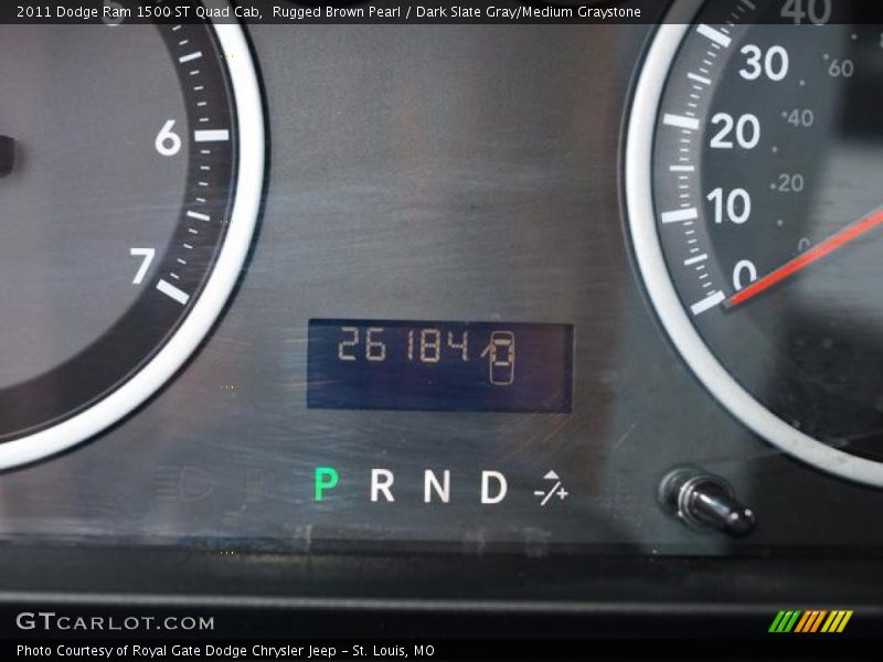 Rugged Brown Pearl / Dark Slate Gray/Medium Graystone 2011 Dodge Ram 1500 ST Quad Cab