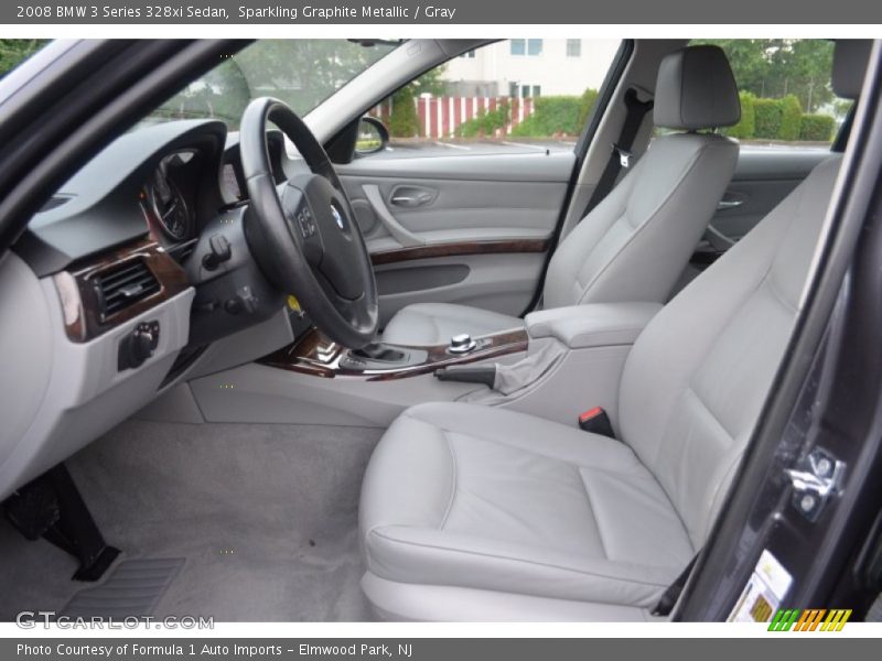 Sparkling Graphite Metallic / Gray 2008 BMW 3 Series 328xi Sedan