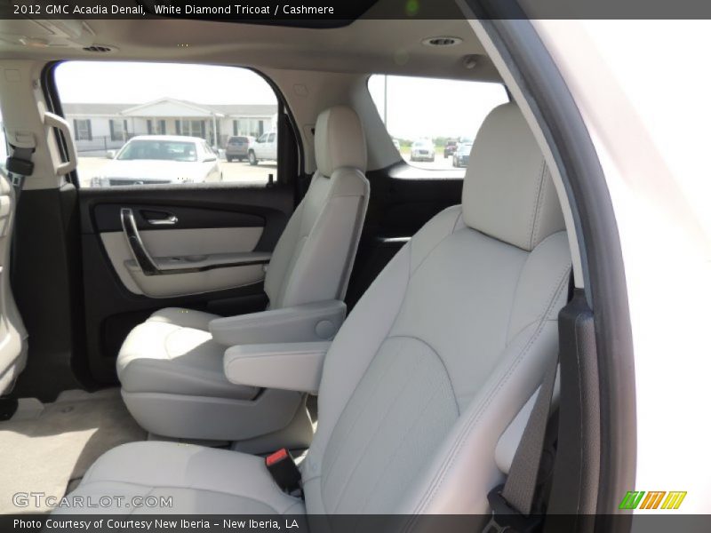 White Diamond Tricoat / Cashmere 2012 GMC Acadia Denali
