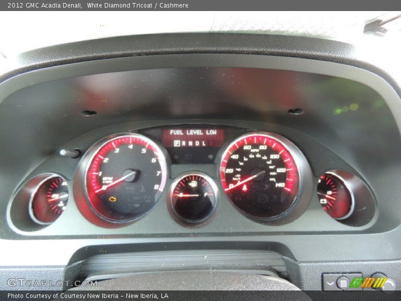 White Diamond Tricoat / Cashmere 2012 GMC Acadia Denali