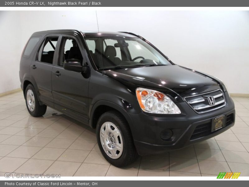 Nighthawk Black Pearl / Black 2005 Honda CR-V LX