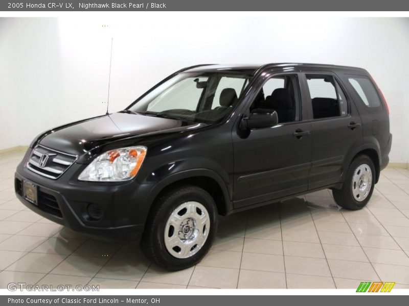 Nighthawk Black Pearl / Black 2005 Honda CR-V LX