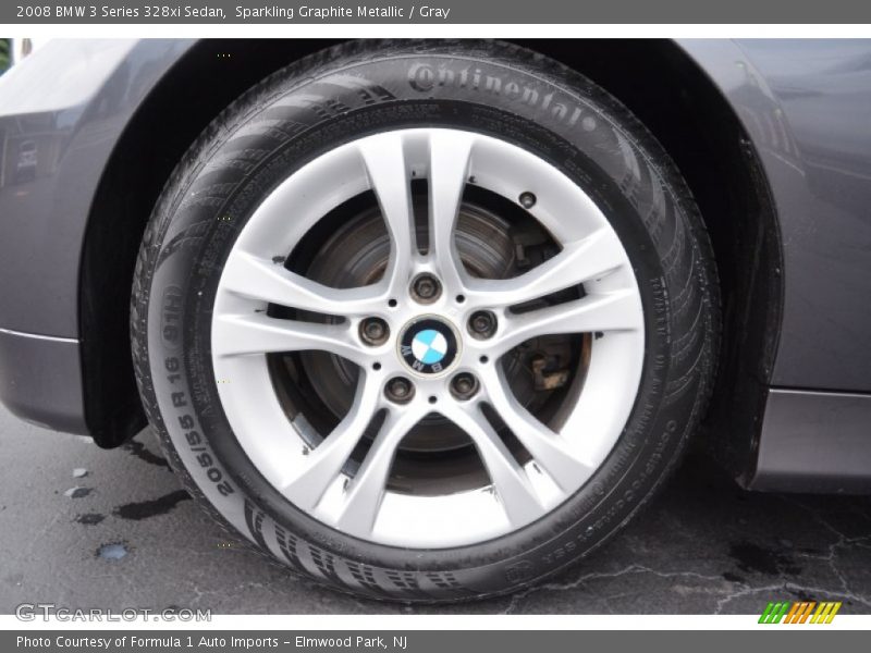 Sparkling Graphite Metallic / Gray 2008 BMW 3 Series 328xi Sedan