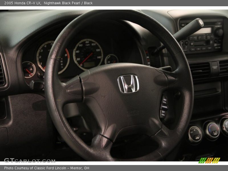 Nighthawk Black Pearl / Black 2005 Honda CR-V LX