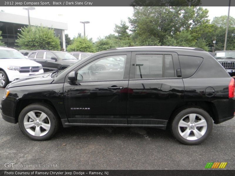 Black / Dark Slate Gray 2012 Jeep Compass Sport