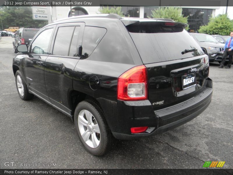 Black / Dark Slate Gray 2012 Jeep Compass Sport