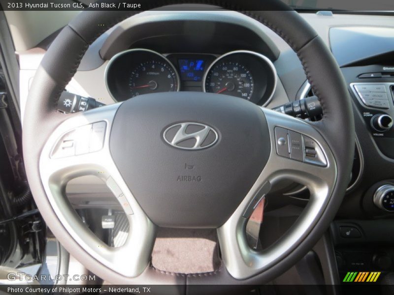 Ash Black / Taupe 2013 Hyundai Tucson GLS