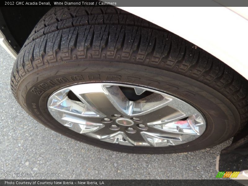 White Diamond Tricoat / Cashmere 2012 GMC Acadia Denali
