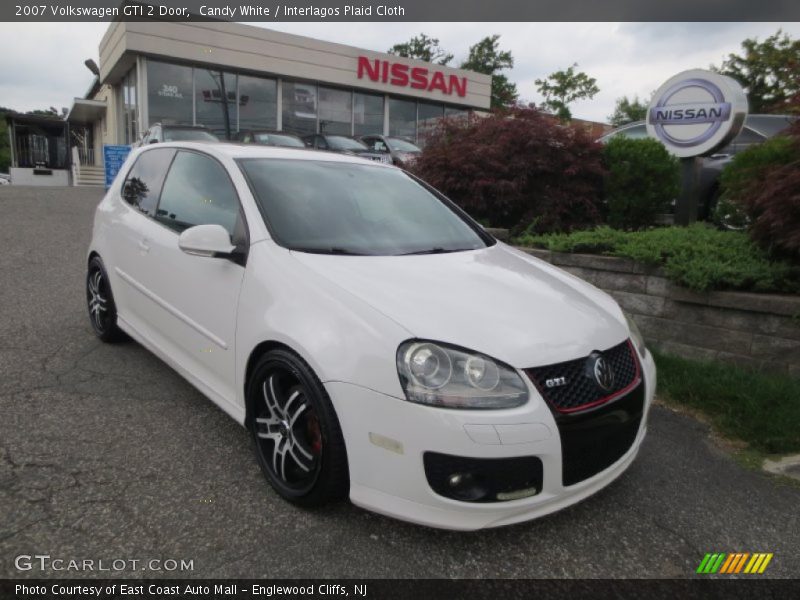 Candy White / Interlagos Plaid Cloth 2007 Volkswagen GTI 2 Door