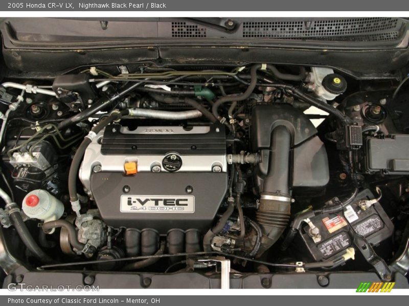 Nighthawk Black Pearl / Black 2005 Honda CR-V LX