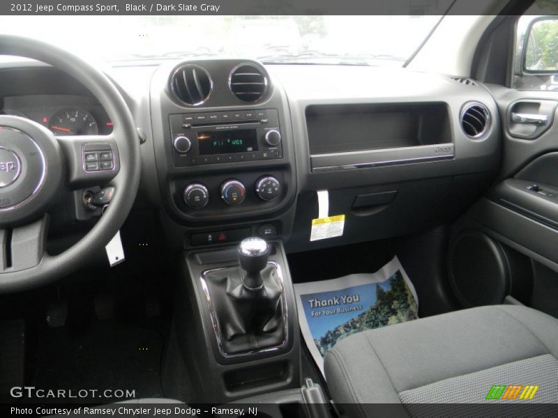 Black / Dark Slate Gray 2012 Jeep Compass Sport