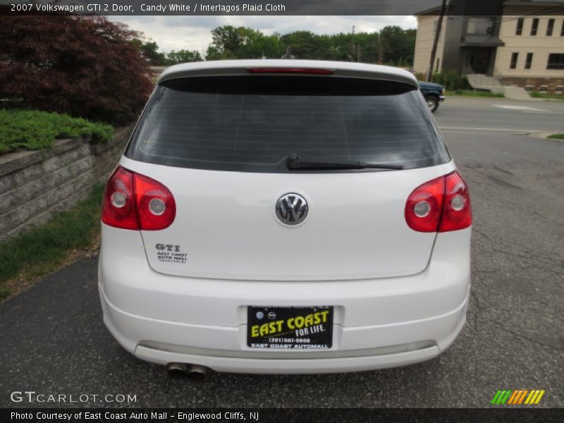 Candy White / Interlagos Plaid Cloth 2007 Volkswagen GTI 2 Door