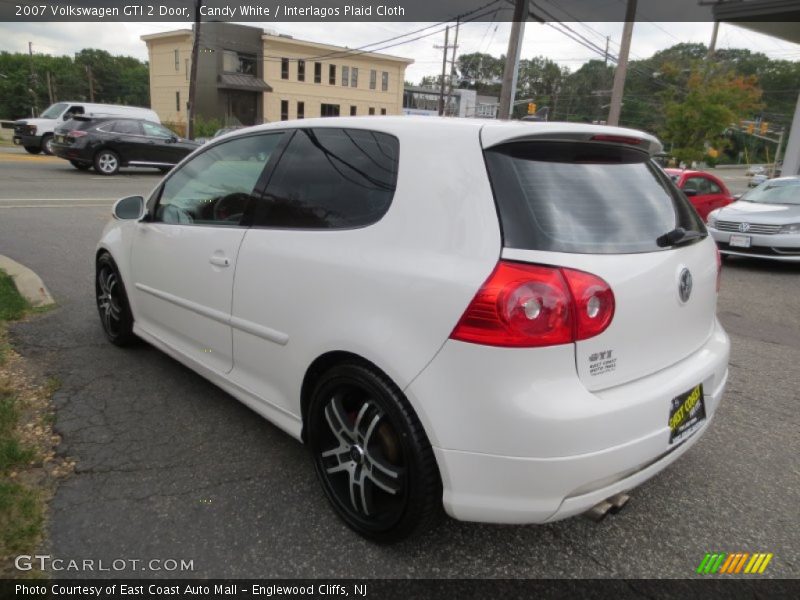 Candy White / Interlagos Plaid Cloth 2007 Volkswagen GTI 2 Door