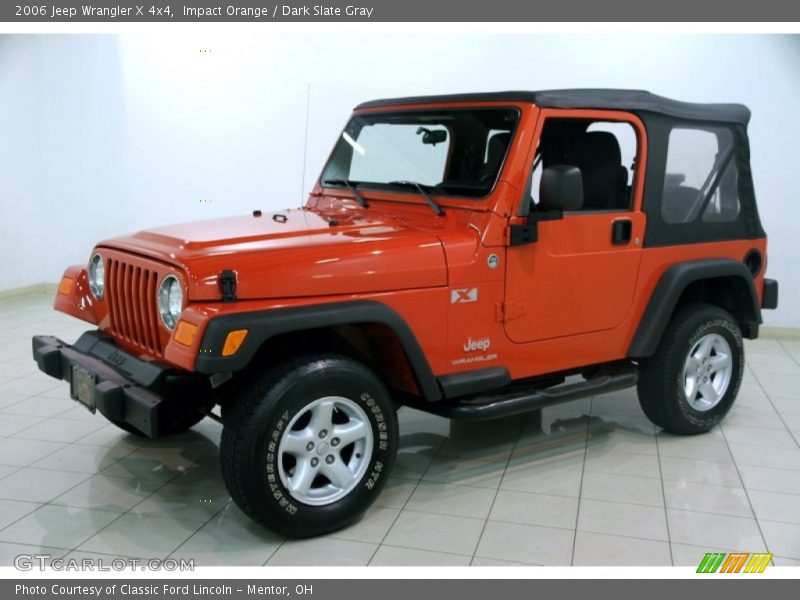 Front 3/4 View of 2006 Wrangler X 4x4