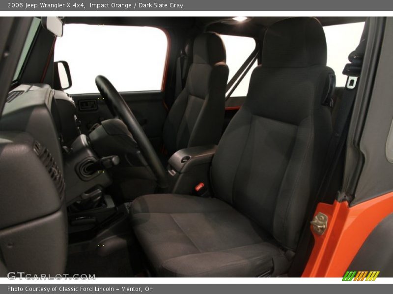 Impact Orange / Dark Slate Gray 2006 Jeep Wrangler X 4x4