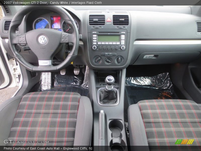 Candy White / Interlagos Plaid Cloth 2007 Volkswagen GTI 2 Door