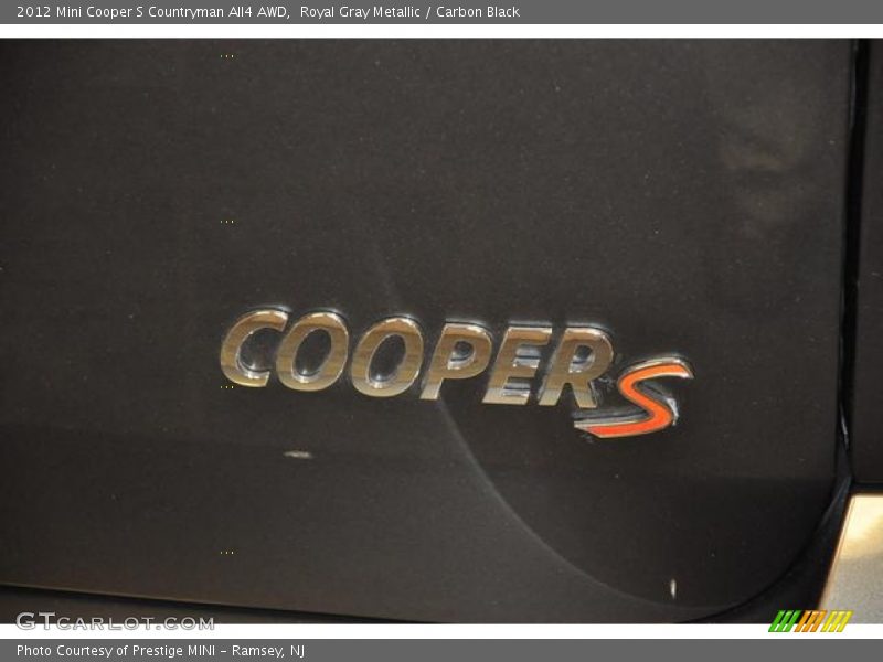 Royal Gray Metallic / Carbon Black 2012 Mini Cooper S Countryman All4 AWD