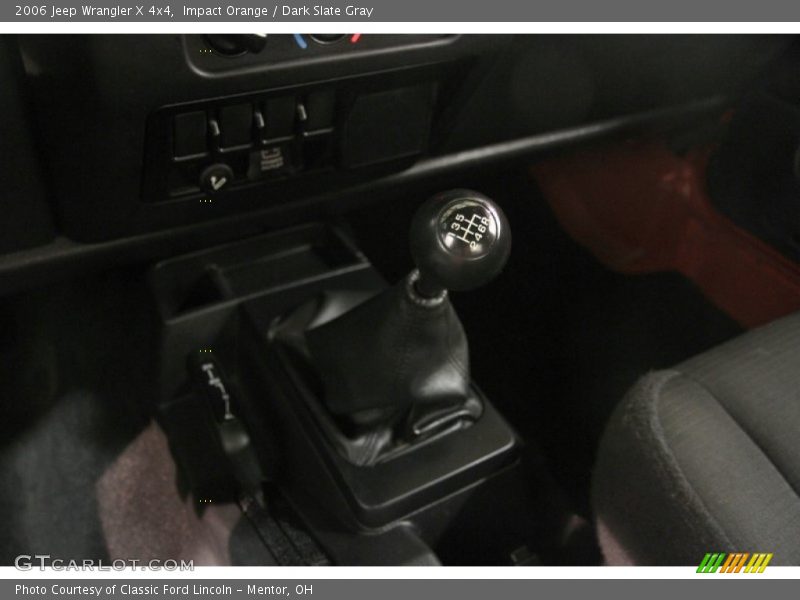  2006 Wrangler X 4x4 6 Speed Manual Shifter