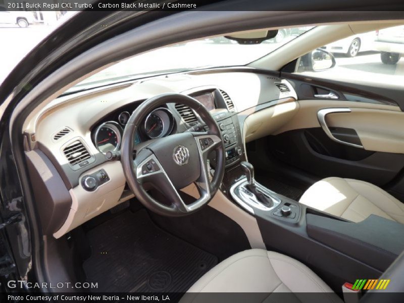 Carbon Black Metallic / Cashmere 2011 Buick Regal CXL Turbo