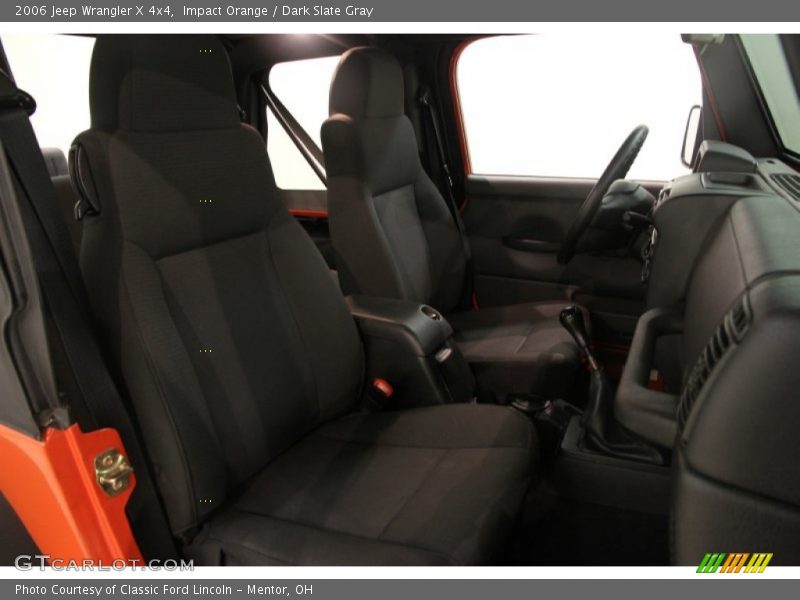 Impact Orange / Dark Slate Gray 2006 Jeep Wrangler X 4x4