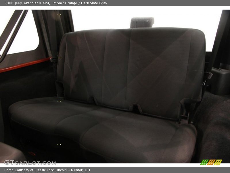 Impact Orange / Dark Slate Gray 2006 Jeep Wrangler X 4x4
