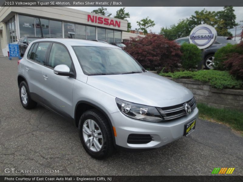 Reflex Silver Metallic / Black 2013 Volkswagen Tiguan SE 4Motion