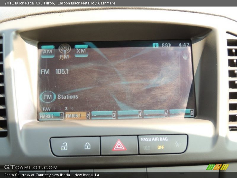 Carbon Black Metallic / Cashmere 2011 Buick Regal CXL Turbo