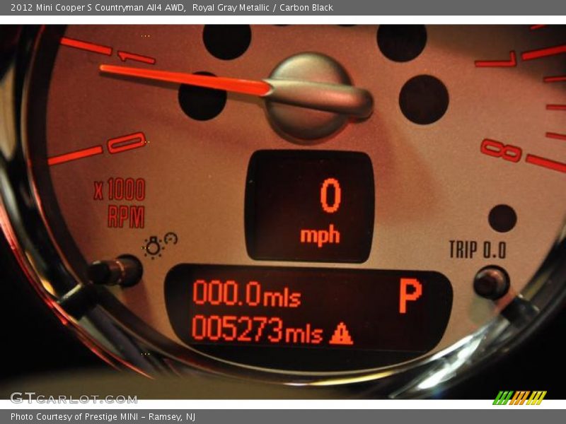 Royal Gray Metallic / Carbon Black 2012 Mini Cooper S Countryman All4 AWD