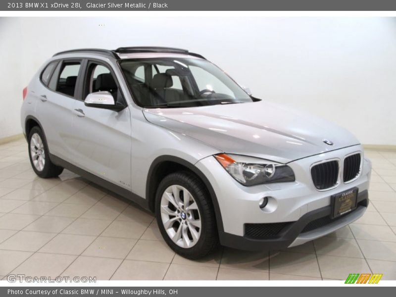 Glacier Silver Metallic / Black 2013 BMW X1 xDrive 28i