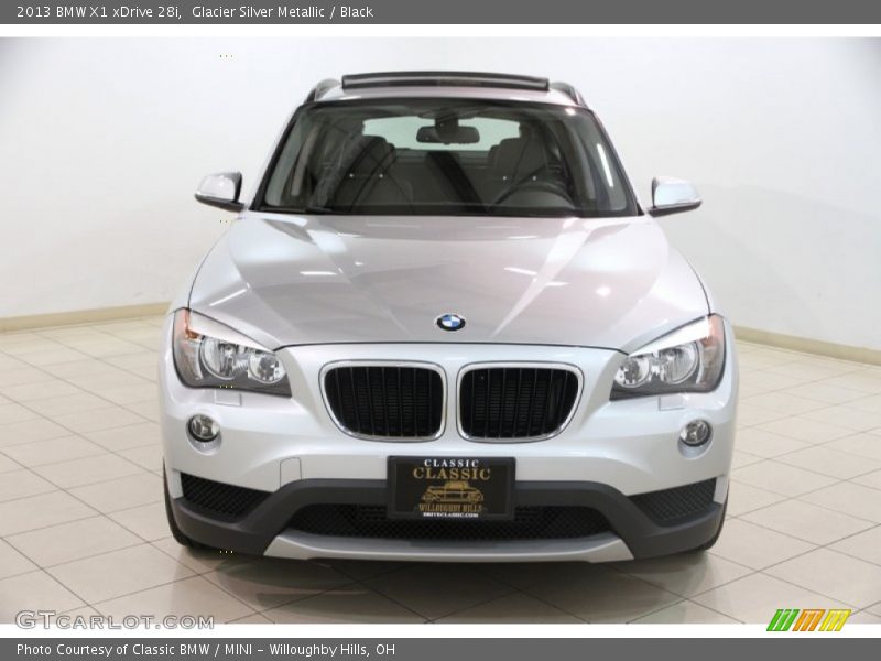 Glacier Silver Metallic / Black 2013 BMW X1 xDrive 28i
