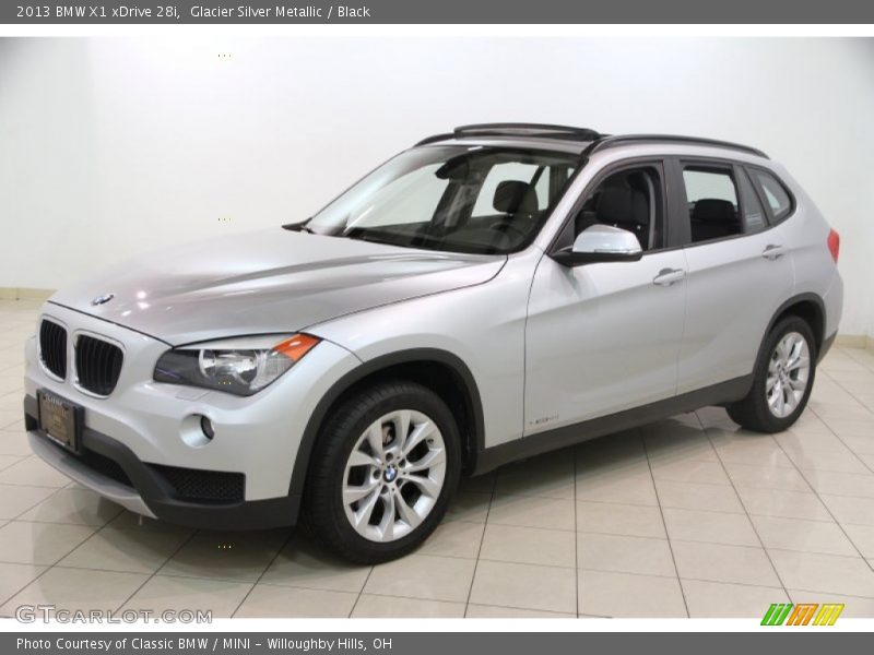 Glacier Silver Metallic / Black 2013 BMW X1 xDrive 28i