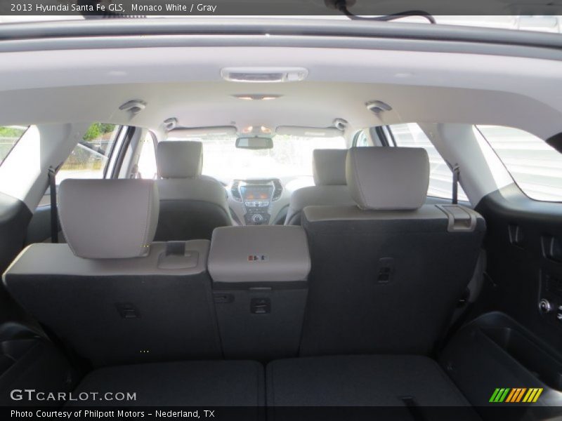 Monaco White / Gray 2013 Hyundai Santa Fe GLS