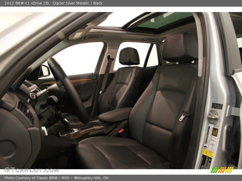 Glacier Silver Metallic / Black 2013 BMW X1 xDrive 28i