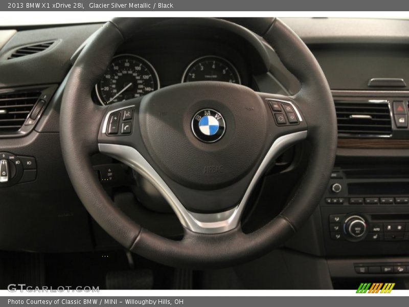 Glacier Silver Metallic / Black 2013 BMW X1 xDrive 28i