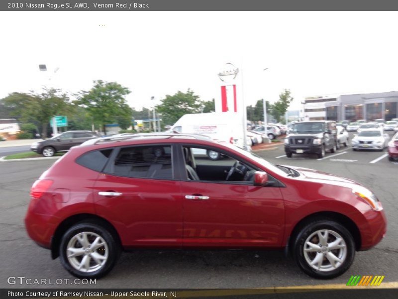 Venom Red / Black 2010 Nissan Rogue SL AWD