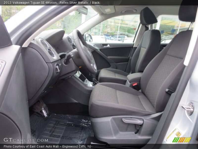 Reflex Silver Metallic / Black 2013 Volkswagen Tiguan SE 4Motion