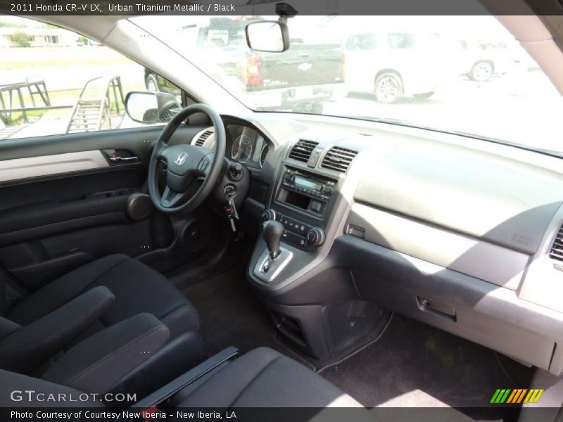 Urban Titanium Metallic / Black 2011 Honda CR-V LX