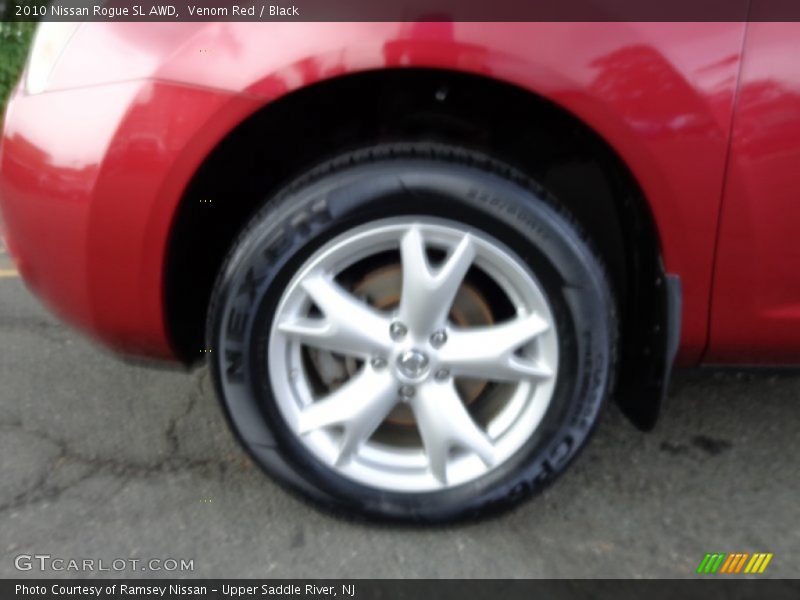 Venom Red / Black 2010 Nissan Rogue SL AWD