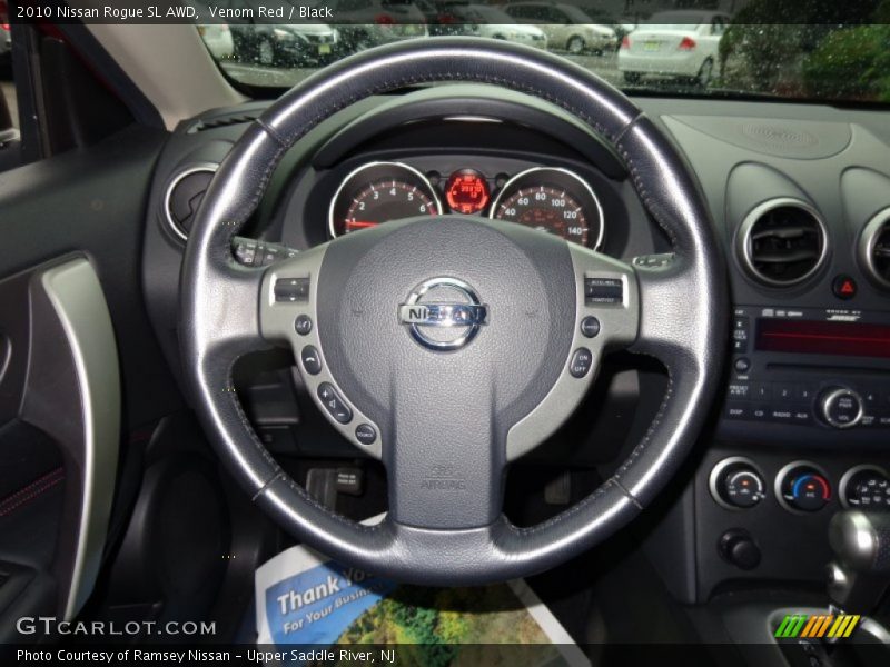 Venom Red / Black 2010 Nissan Rogue SL AWD