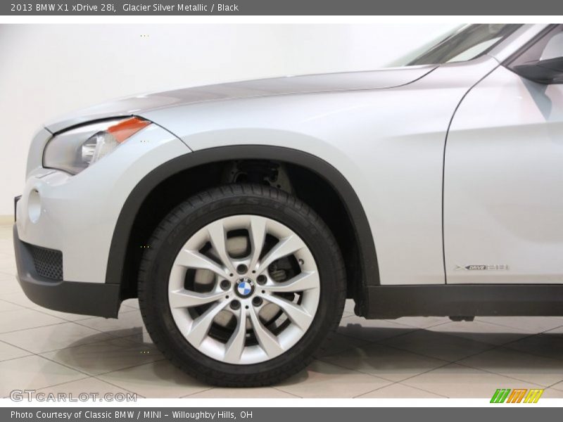 Glacier Silver Metallic / Black 2013 BMW X1 xDrive 28i