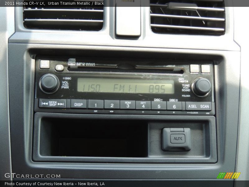 Urban Titanium Metallic / Black 2011 Honda CR-V LX